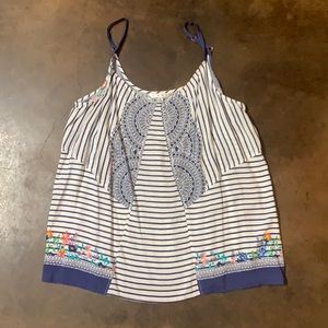 CAbi #796 Harlow Floral Tank, XL, VGUC